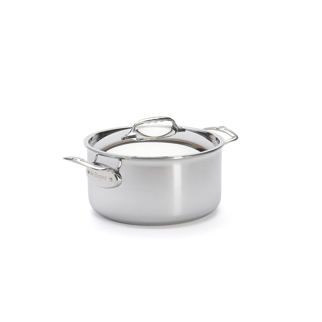 De Buyer Affinity 24cm Stewpan with Lid