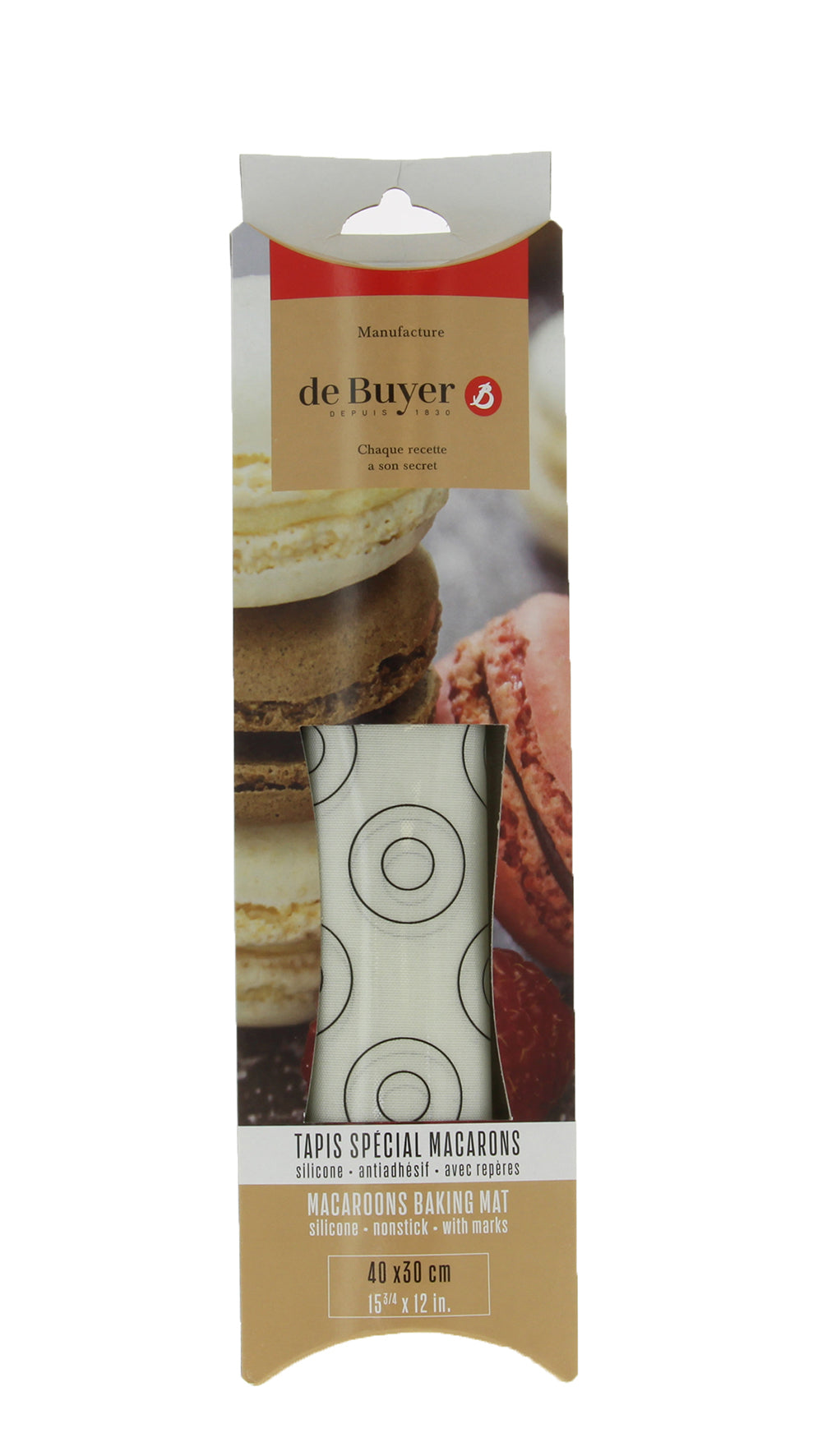 De Buyer Silicone 40cm Pastry Mat (44 Marks)