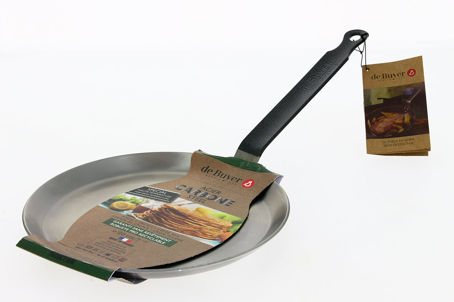 De Buyer Carbone Plus 20cm Pancake Pan