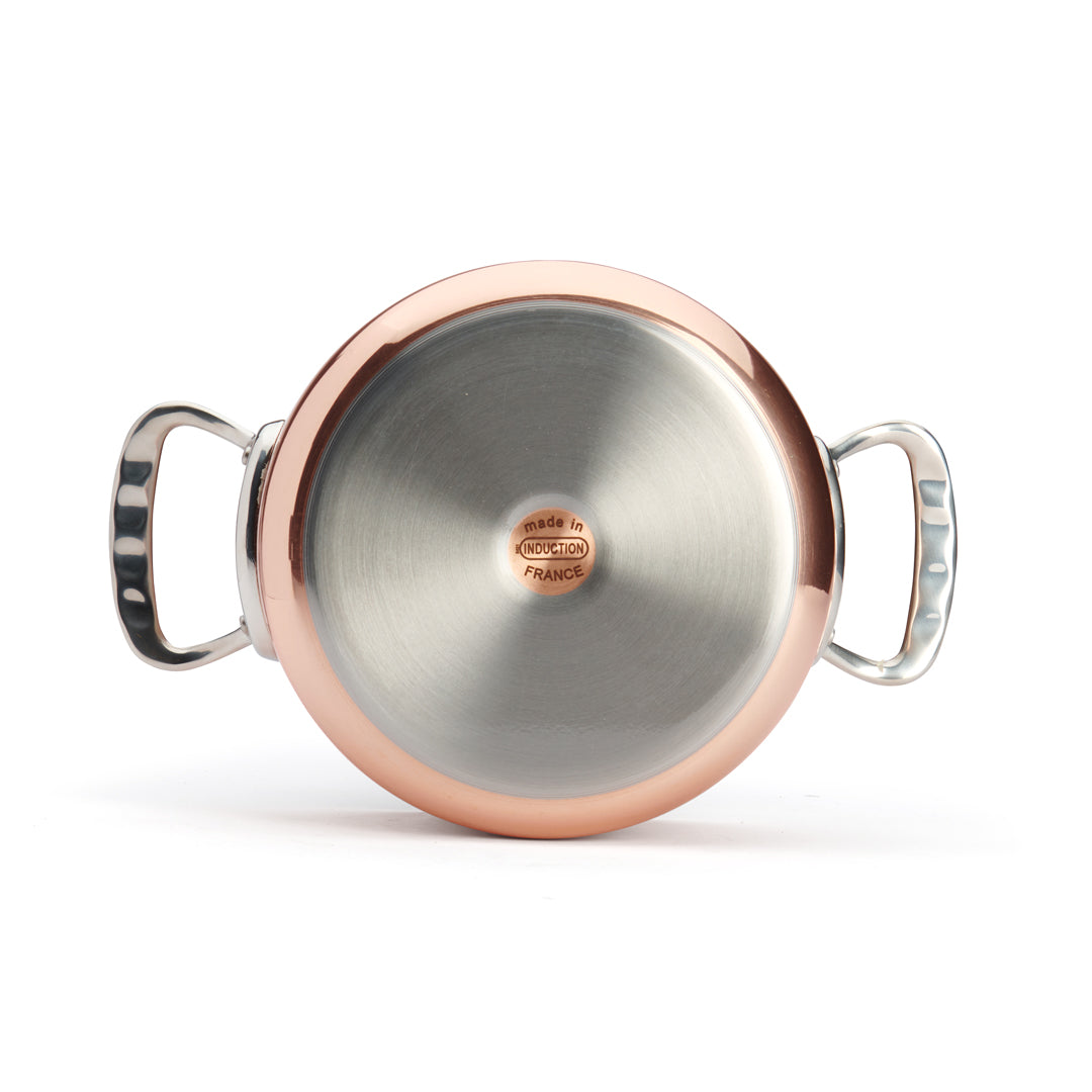 De Buyer Prima Matera 24cm Stewpan with Lid | Steel Handle