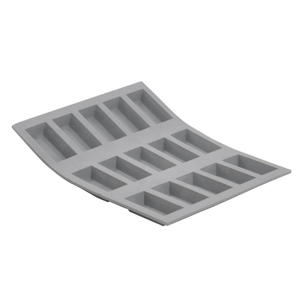 De Buyer Elastomoule Silicone Mould - 15 Mini Fiancier Portions