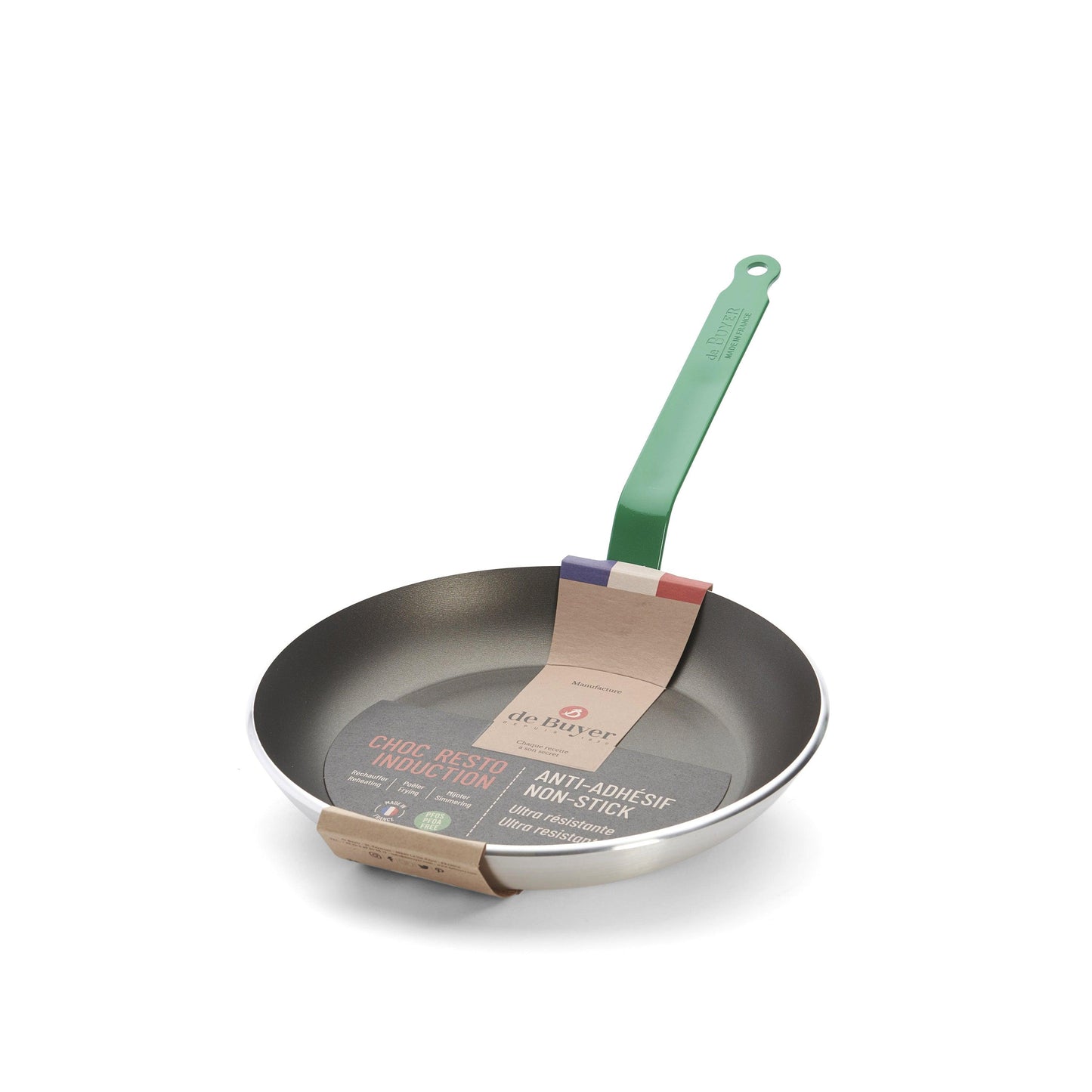 De Buyer Choc Resto 28cm Frying Pan - Green - HAUSwares