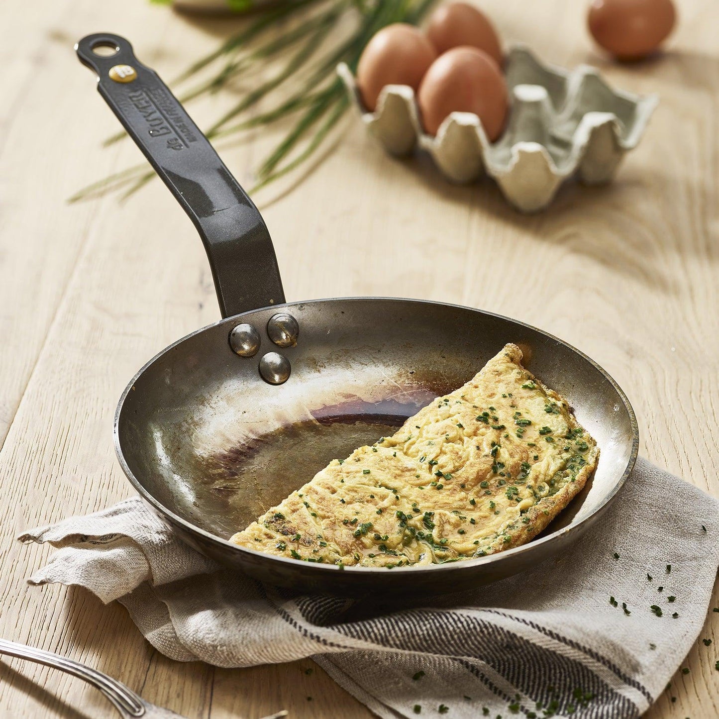De Buyer Mineral B 20cm Omelette Pan - HAUSwares