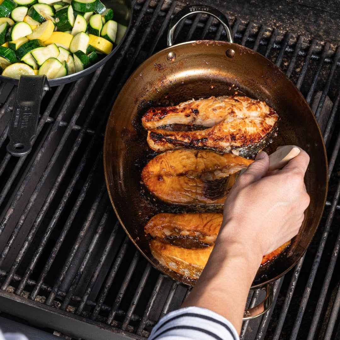 De Buyer Mineral B 36cm Oval Roasting Pan - HAUSwares