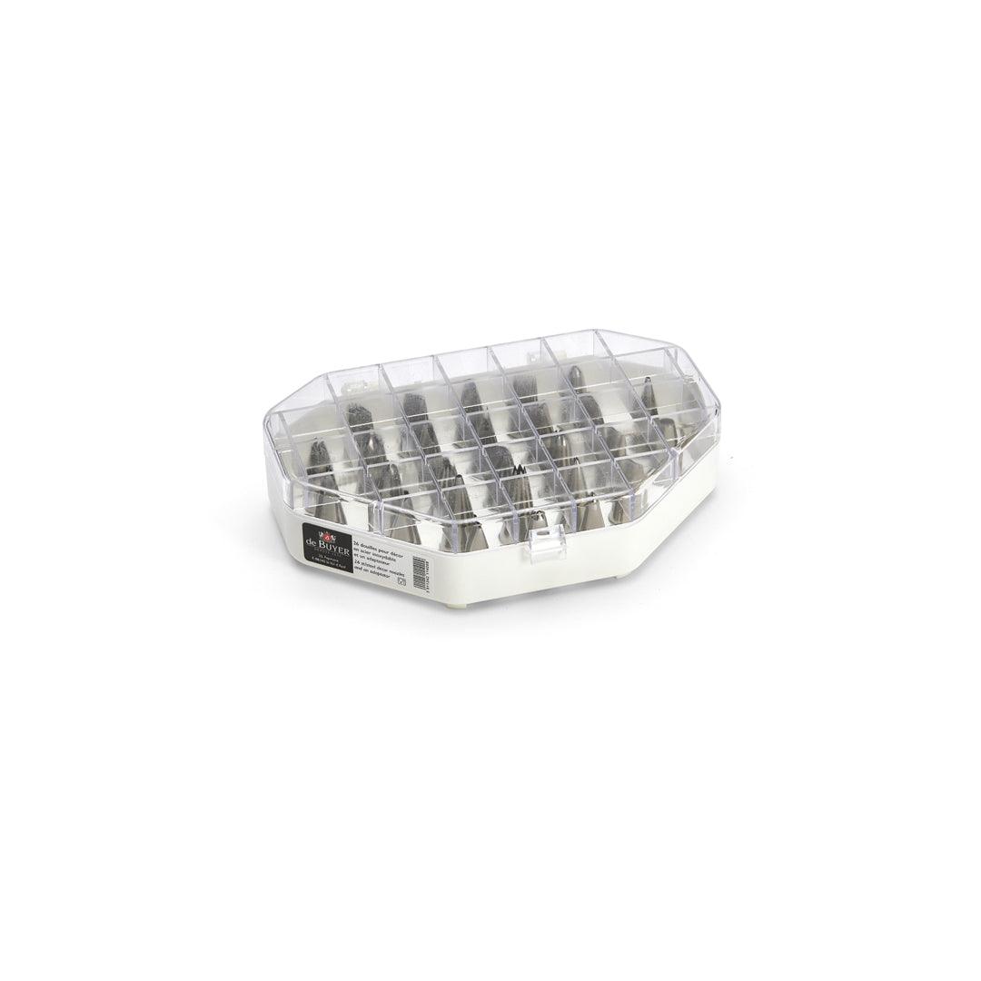 De Buyer Stainless Steel Decor Nozzles - 26 Piece Set - HAUSwares