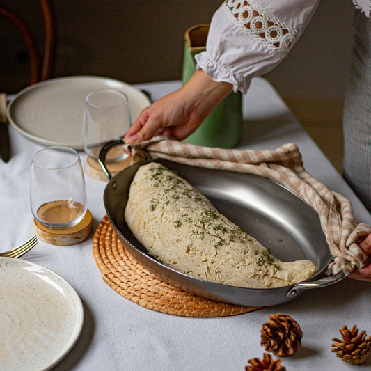 Salt-crusted sea bass by Emmanuelle, Casserole & Chocolat