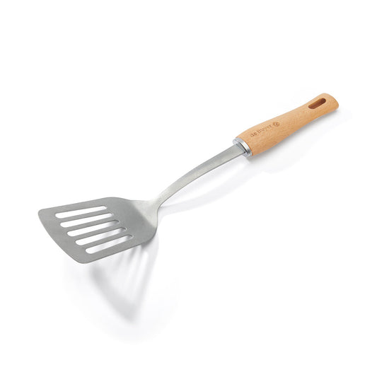 De Buyer B Bois 35cm Stainless Steel Slotted Spatula