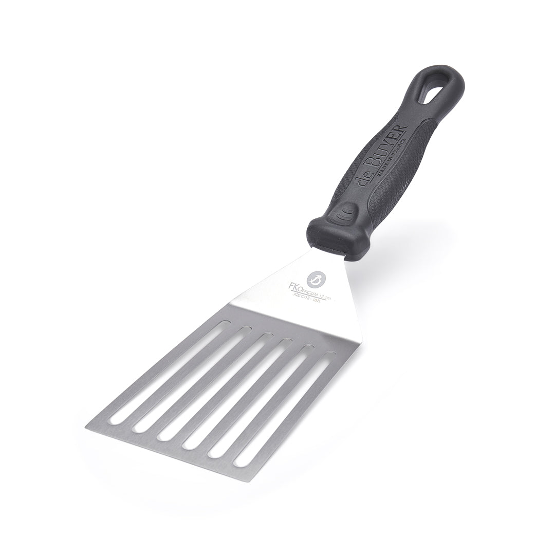 De Buyer FK Officium 12cm Slotted Cranked Spatula