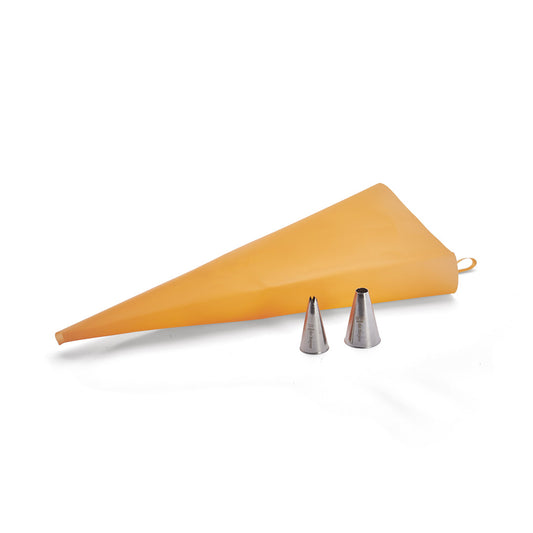 De Buyer Silicone 35cm Pastry Bag + 2 Stainless Steel Nozzles