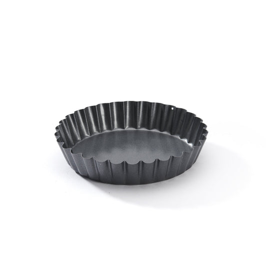De Buyer Fluted 10cm Tart Mould W/Oblique Edge