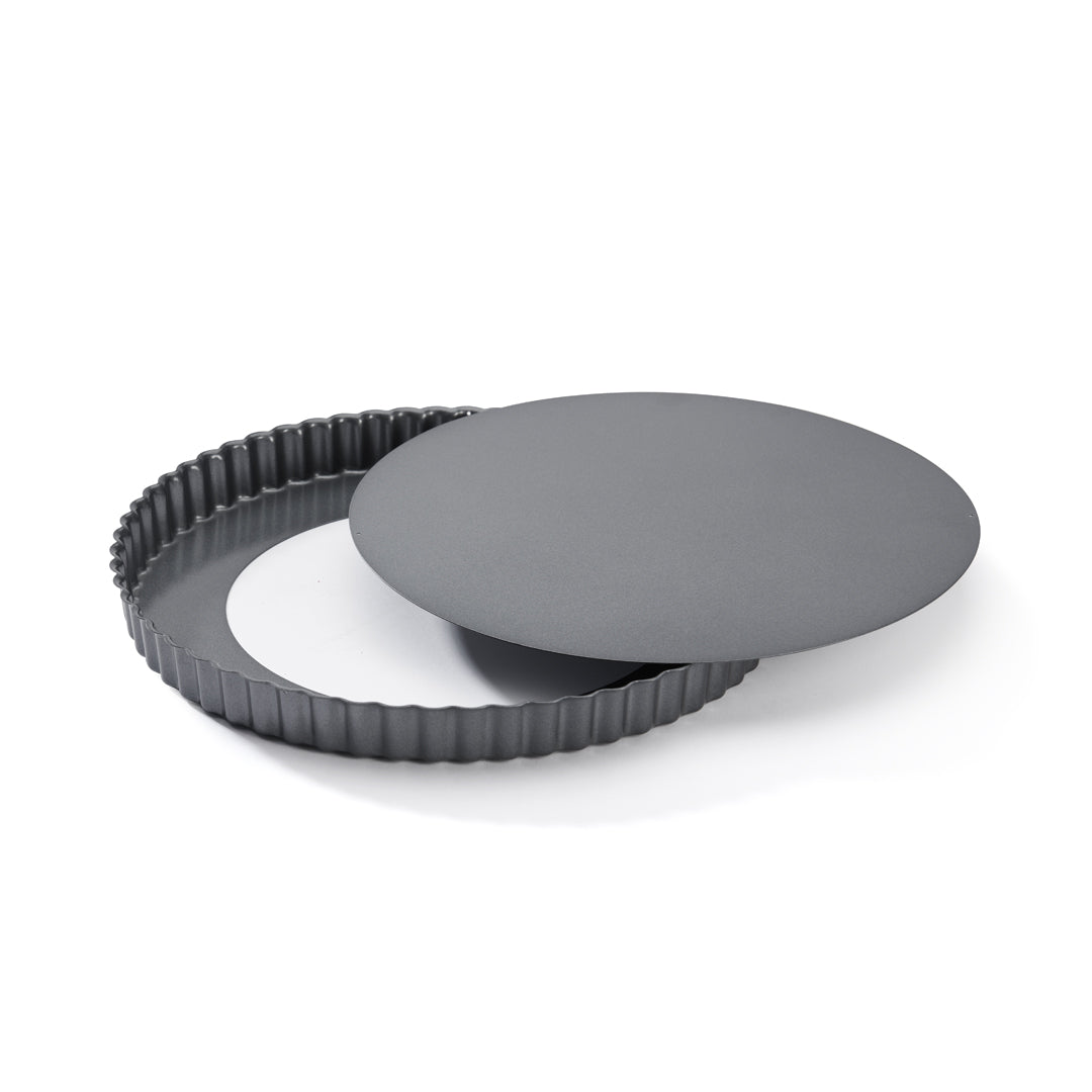De Buyer Fluted 28cm Tart Mould W/Loose Base