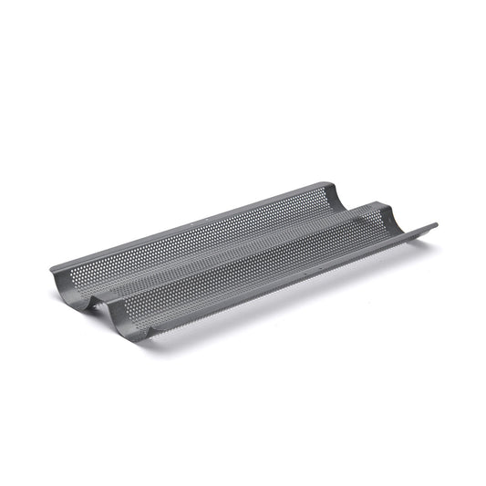 De Buyer Perforated Baguette Baking Tray