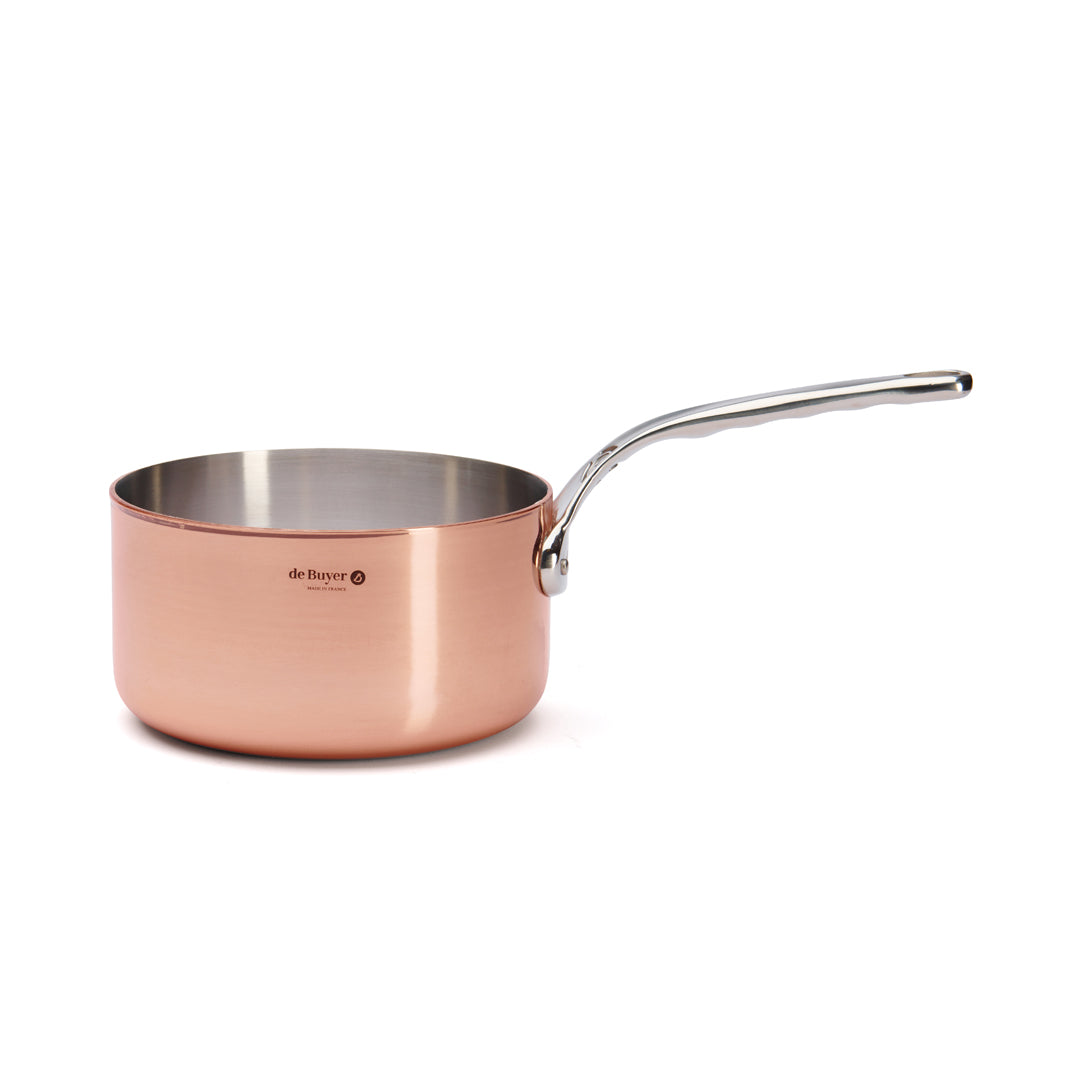 De Buyer Prima Matera 20cm Saucepan | Steel Handle