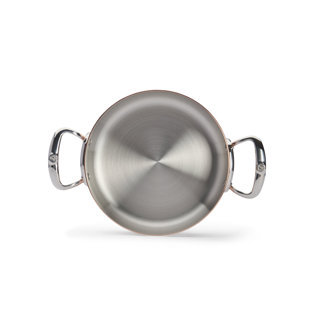 De Buyer Prima Matera 24cm Saute Pan with Lid | Steel Handle