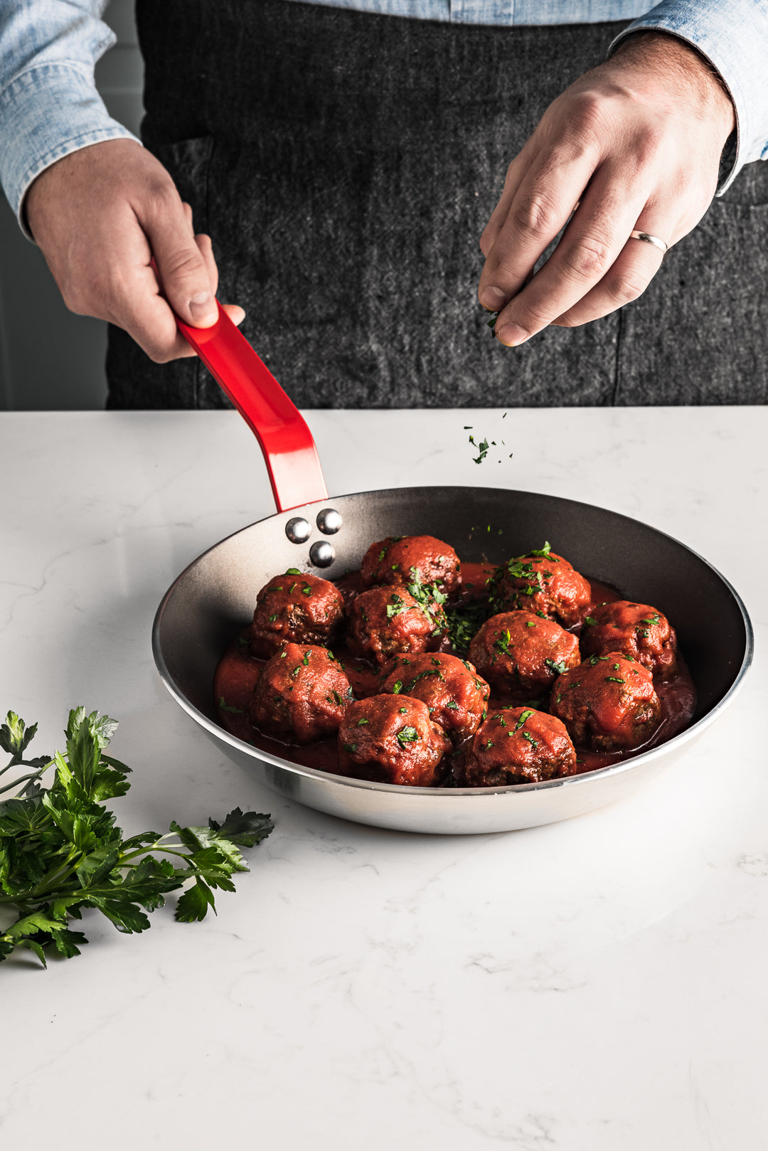 De Buyer Choc 5 28cm Frying Pan - Red