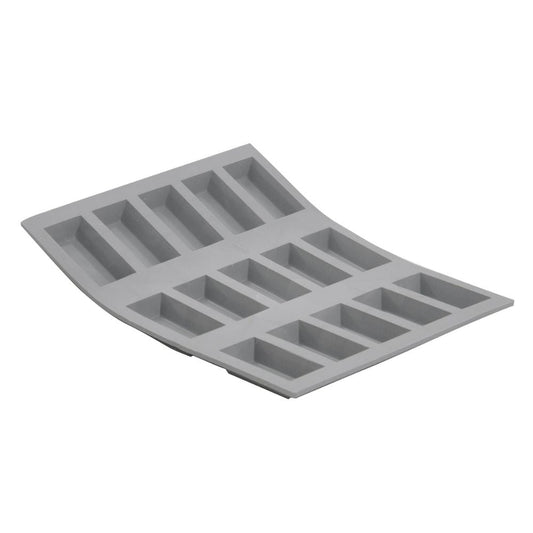 De Buyer Elastomoule Silicone Mould - 15 Mini Fiancier Portions