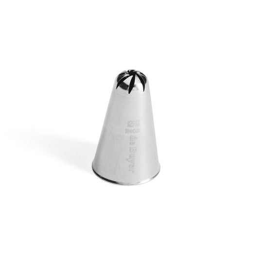 De Buyer Stainless Steel 9mm Rose Nozzle - 8 Points - HAUSwares