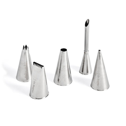 De Buyer Stainless Steel Nozzles - 5 Piece Set - HAUSwares