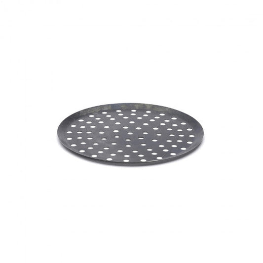 De Buyer Blue Carbon Steel 32cm Perforated Pizza Tray