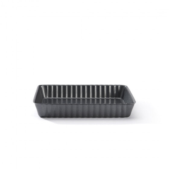 De Buyer Fluted 18cm Square Tart Mould W/Loose Base