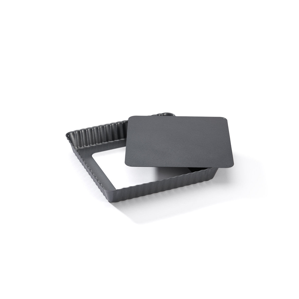 De Buyer Fluted 18cm Square Tart Mould W/Loose Base